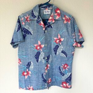 Rai Nani Men’s Vintage Reverse Print Made in Hawaii Hawaiian Shirt M